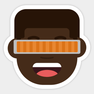 Geordi Emoji Sticker